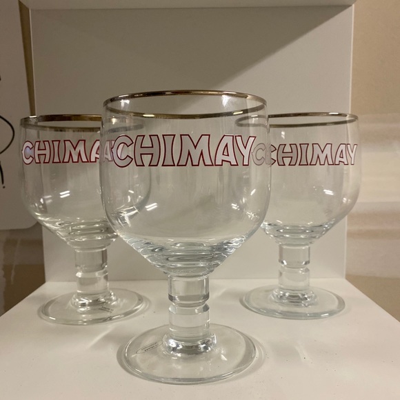 CHIMAY Collectors Beer Glasses (Pack of 3) - Picture 2 of 5